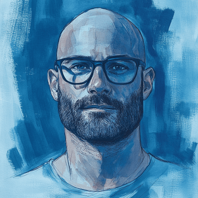 Matthijs Huttinga - aquarel portret